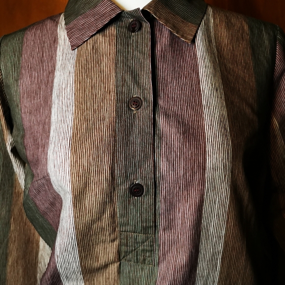 1977 MARIMEKKO Design Research waisted shirtdress - Picture 3 of 8